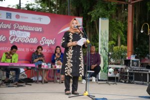 Bupati Sleman Buka Acara Parade Gerobak Sapi Wedomartani