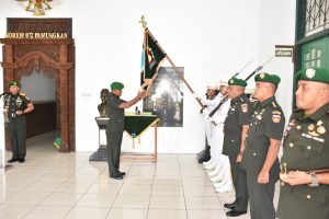 Danrem 072/Pamungkas Pimpin Tradisi Korps dan Sertijab Kasilog Kasrem 072/Pamungkas