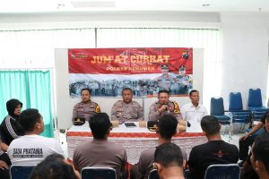 Jumat Curhat Polres Kebumen Sambangi Latihan Satpam di RSUD Kebumen