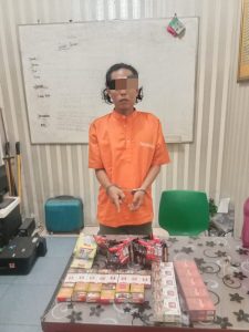 Reskrim Polsek Tambang, Amankan Pelaku Pembobol Warung Warga
