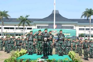 Pangdam IV/Diponegoro Ikuti Apel Gelar Kesiapan Pengamanan Pemilu 2024