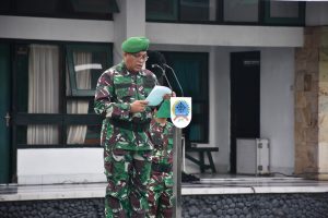 Pimpin Upacara Bendera 17-an, Kasrem 072/Pamungkas Bacakan Amanat KASAD