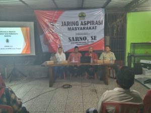 DPRD Propinsi Sarno SE Jaring Aspirasi Masyarakat