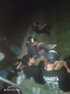 Nongkrong di Bulak Sawah Rombongan Pemuda Diamankan Polsek Imogiri