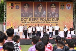 Kapolda DIY Membuka Turnamen Sepak Bola Usia Dini KBPP Polri Cup 2023