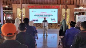 Ketua Bawaslu Banyumas Bersama KPU dan Parpol, Deklarasikan Damai Pemilu 2024