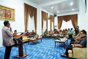 Bupati Eka Putra Tanda Tangani NPHD Pendanaan Pilkada 2024