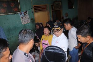 PJ Wako, Jasman Rizal tinjau Kebakaran di Gantiang