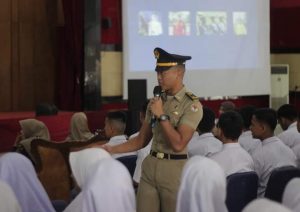 Sebanyak 105 Siswa SMA N 2 Padang Panjang Melakukan Visitasi Ke IPDN