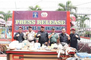 Pastikan Zero Halinar, Lapas Bukittinggi lakukan Razia Gabungan bersama BNNK Payakumbuh dan Aparat dari TNI-POLRI
