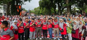 Ribuan Guru Ikuti Gerak Jalan Jantung Sehat