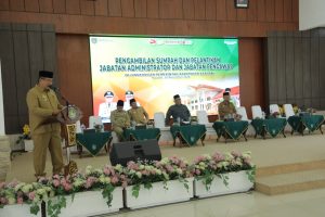 Wakil Bupati Asahan Lantik Pejabat Administrator dan Pejabat Pengawas di Pemerintah Kabupaten Asahan