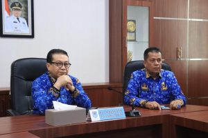 Jasman Hadiri Rakor Kepala Daerah se Indonesia Melalui Zoom Meeting