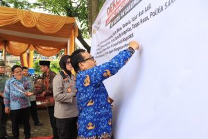 Bawaslu Kota Payakumbuh Gelar Deklarasi Pemilu Damai