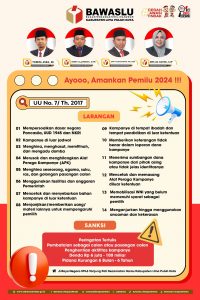 Ayooo, Amankan Pemilu 2024 !!!!