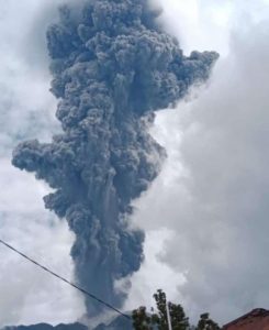 Erupsi Gunung Marapi Bagaikan Gempa Bergemuruh