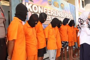 Polres Kulonprogo Berhasil Bekuk Komplotan Pencurian Tiang Wifi