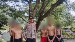 Banyak Korban Jiwa Akibat Kecelakaan Air, Polisi Hentikan Remaja Yang Mandi di Sungai