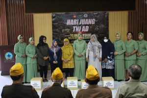 Bakti Sosial Kepada Warakawuri dan Veteran Cara Kodim 0732/Sleman Peringati Hari Juang TNI AD