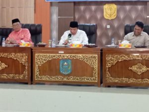 Coffe Morning dan Silaturrahmi Bersama Bapak Pj Bupati Merangin Di Ruang Aula kantor Bupati lama
