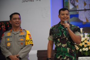 Danrem 072/Pamungkas dan Kapolda DIY berserta Forkopimpa DIY Tinjau pengamanan Kegiatan Malam Natal