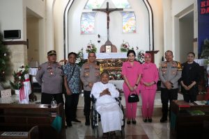 Pastikan Keamanan, Polres Kebumen Sambangi Gereja