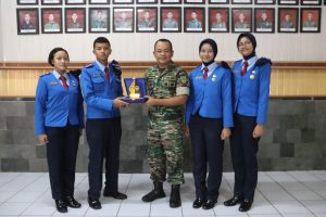 Dandim 0732/Sleman Terima Audensi Siswa-siswi SMA Taruna Nusantara