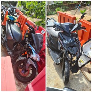 Lexi VS Mio di Jalan Yogya Wonosari
