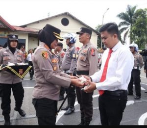 Operasi Mantap Brata menerima Perbekalan Kesehatan untuk Personil Polresta Bukittinggi