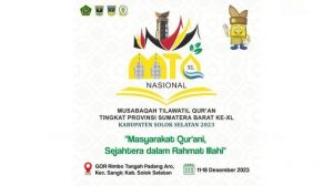 Walau Diguyur Hujan, Gubernur Sumatera Barat H. Mahyeldi Ansharullah S.P Resmi Buka Perhelatan Akbar MTQ Nasional XL Tingkat Sumbar di Solsel