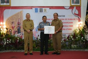 Pemerintah Kabupaten Asahan Terima Penghargaan Kabupaten Peduli HAM Provsu