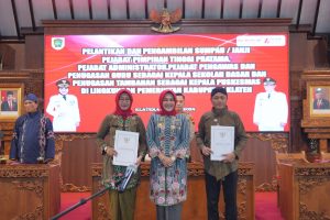 117 Pejabat di Lingkungan Pemerintah Klaten Resmi Dilantik