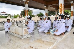 Rangkaian Hari Dharma Samudera, Lanal Yogyakarta Ziarah ke TMP Kusuma Negara