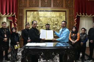 Pj Bupati Pati Tandatangani NPHD Pilkada Tahun 2024