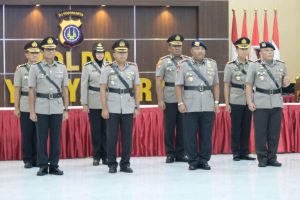 Sertijab Tiga Pejabat Utama Polresta Dan Kapolresta Yogyakarta