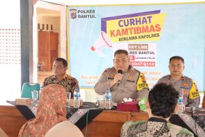 Jumat Curhat Polres Bantul di Kalurahan Wukirsari