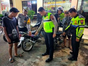 Polisi Amankan Pelaku Balap liar dan 54 Sepeda Motor Disita