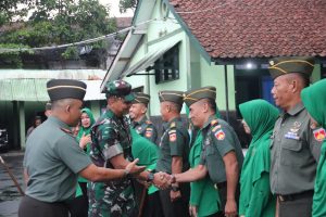 Danrem 072/Pamungkas Kunjungan Kerja Ke Kodim 0732/Sleman