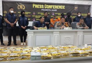 Polresta Jambi Berhasil Mengungkap Jaringan Narkoba Internasional Terbesar di Bulan Januari 2024 Sebanyak 52,4 Kg