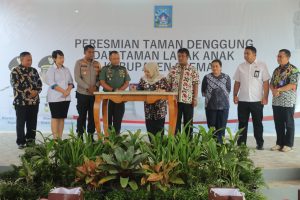 Selesai Dibangun Taman Denggung Dan Taman Layak Anak Diresmikan Bupati