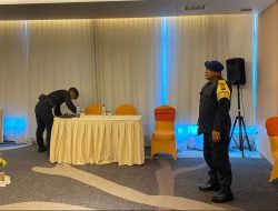 Demi Pastikan Kampanye Aman, Dansat Brimob Pimpin Langsung Pelaksanaan Sterilisasi Tim Penjinak Bom Brimob Riau