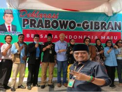 Ketum Rusli Ahmad, DPP dan DPW Santri Tani NU se- Indonesia Deklarasi Dukungan Prabowo – Gibran