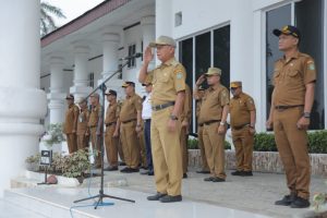 Bupati Asahan Pimpin Apel Gabungan Pertama Tahun 2024