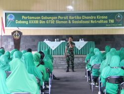 Pertemuan Gabungan Persit Kartika Candra Kirana Cabang XXXIII Kodim 0732/ Sleman