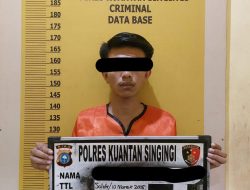 Tim Mata Elang Satresnarkoba Polres Kuansing Bekuk Tersangka Tindak Pidana Narkotika Jenis Sabu 