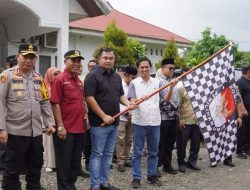 Sutan Riska Lepas Pendestribusian Logistik Pemilu 2024