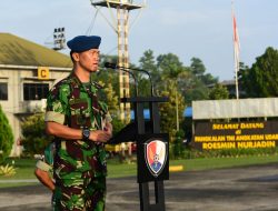 Lanud Roesmin Nurjadin Adakan Apel Pagi Gabungan dan Pengecekan Personel Standby Pengamanan Pemilu