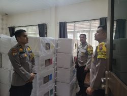 Masa Tahapan Perhitungan Suara Pemilu, Satgas Preemtif Binmas Polda Riau Gelar Patroli