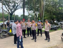Kunjungan Kapolres Kuansing Ke Gedung Logistik PPK Kecamatan Gunung Toar dan Pastikan Pleno Hitung Suara di Seluruh PPK Aman