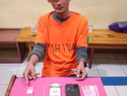Rumah Pelaku Narkoba di Desa Mentulik di Obok-obok Polsek Kampar Kiri Hilir